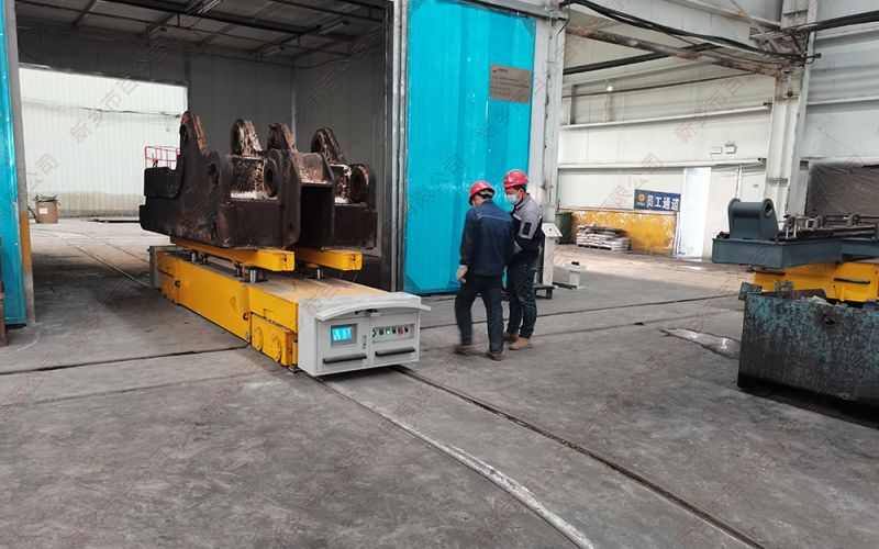 電動軌道地平車在噴砂、清洗、噴漆、烘干等噴涂工序中的應(yīng)用